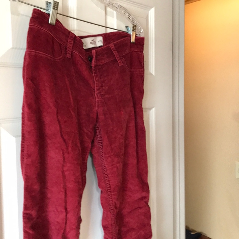 Gently worn burgundy cords 27